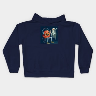 Pumpkin Rocker Impresses Ghost Kids Hoodie